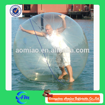 customized inflatable water exercise ball inflatable rolling water ball for fun